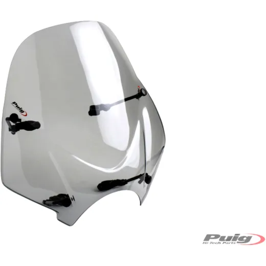 Screen PUIG ranger smoke grey for: Honda CB, CBF, VT, Triumph Bonneville, Thruxton, Speedmaster