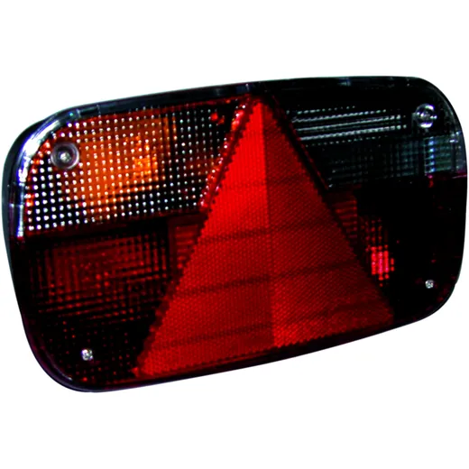 Left Multipoint III Aspöck Rear Light with License Plate Light and Fog Tail Light