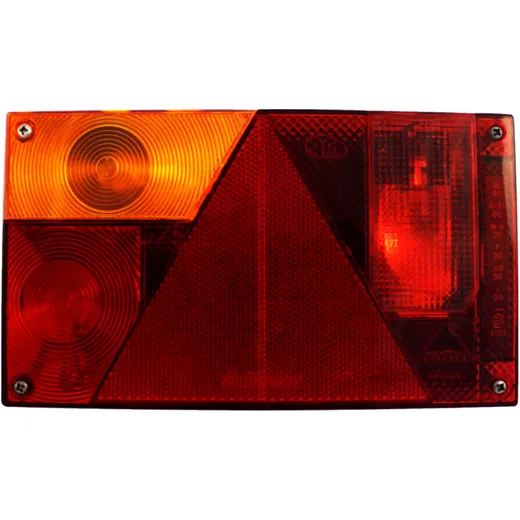 Rear Light for Trailer Left with License Plate Light and Fog Lamp Multipoint I Aspöck