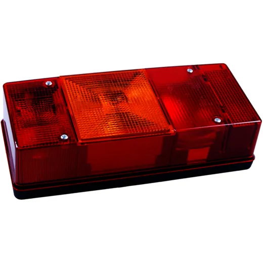 Tail Light Cluster with License Plate and Fog Light