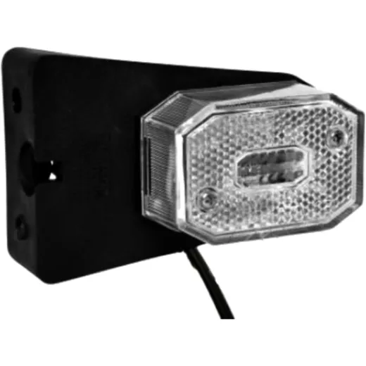 LIGHT POSITION FOR TRAILER WHITE LED M 0.5M + BRACKET