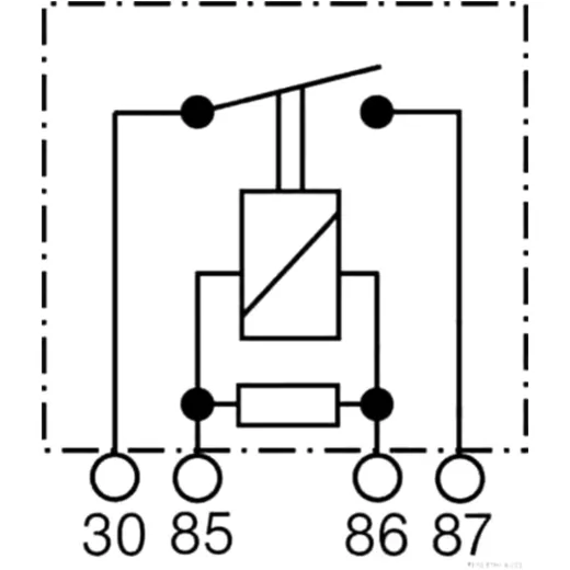 Mini Relay 12V 4 Pole for Motorcycles_0