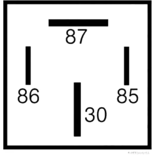 4-Pole Mini Relay 70A 12V for Motorcycles