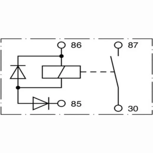 Relay schliesser 24v 50a 0332002256