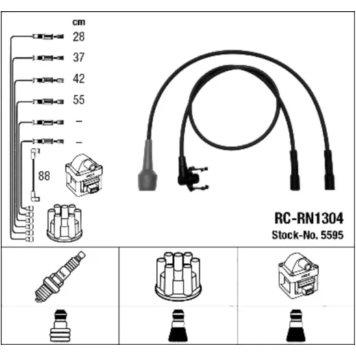 Zündkabel Satz RC-RN1304