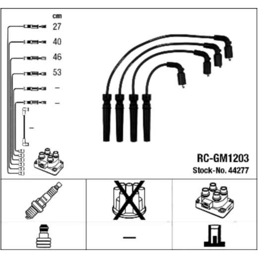 Zündkabel Satz RC-GM1203