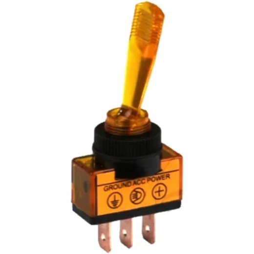 Switch with Yellow Indicator Light ON/OFF