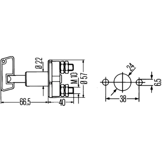Battery Switch for Motorcycles 1451906_0