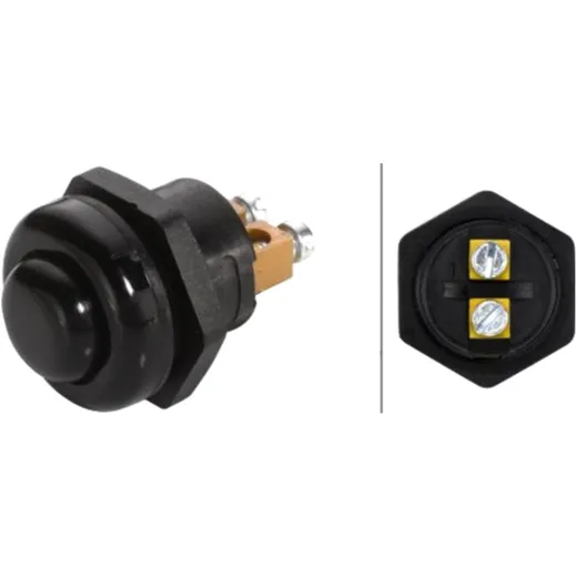 PUSH BUTTON SWITCH BLACK for Motorcycles