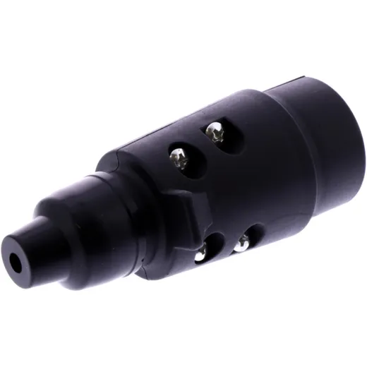 Stecker 7-polig 12V JMP Kunststoff Gummitülle_0