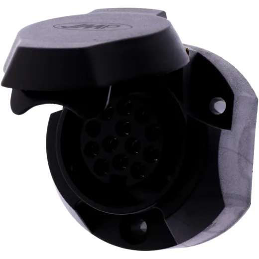 Steckdose 13-polig 12V JMP mit Gummidichtung