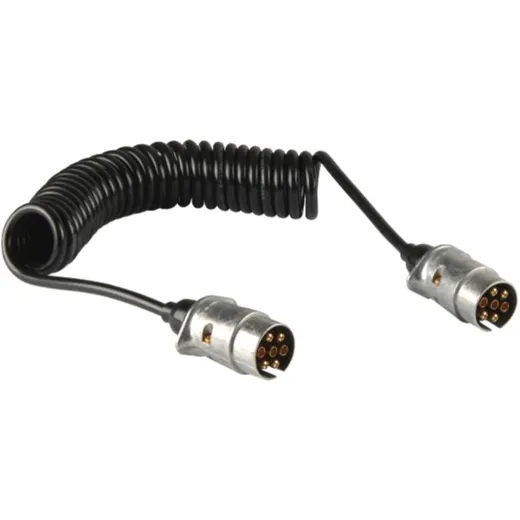 Verbindungskabel 7-polig 12V mit 2 Stecker, Länge 4 Meter