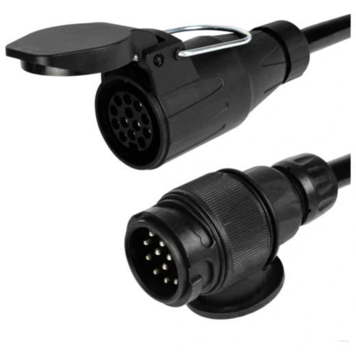 13-Pin Spiral Cable 4M_0