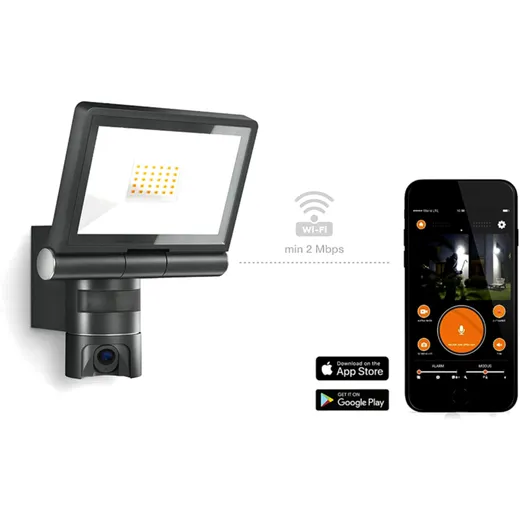LED Spotlight with Camera and Motion Detector for Security_0