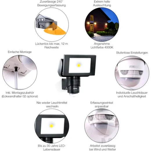 Steinel LED Strahler mit Bewegungsmelder_1
