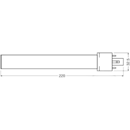 LED-DULUX EM/AC 6W G23 Base Lamp_0