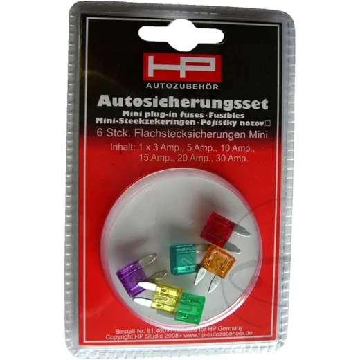 MINI FLAT BLADE FUSES ASSORTMENT 3-30A