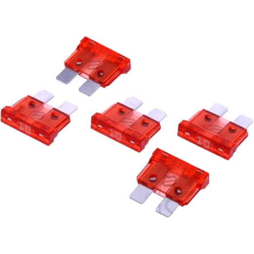 MIDI Flachstecksicherung 10A rot für Motorräder_0