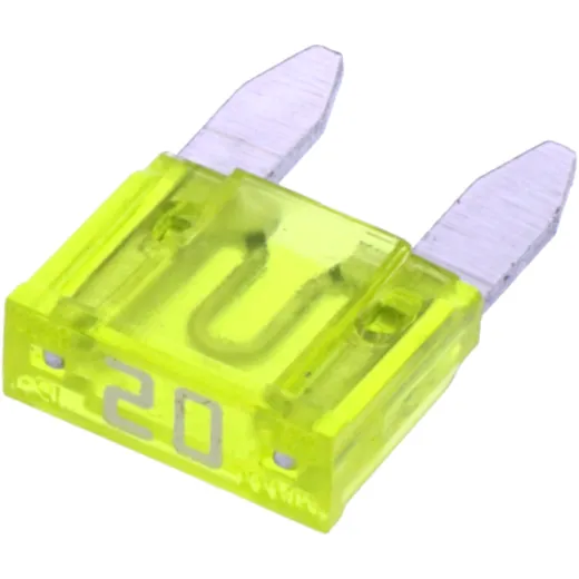 FUSE MINI 20A JMP YELLOW 5PCS
