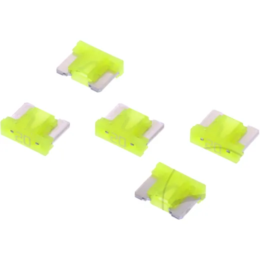 MINI LOW PROFILE FLACHSICHERUNG 20A JMP GELB PACKUNG 5 STÜCK_0