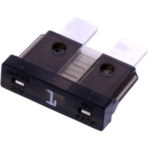 Blade Fuse 1A Black for Motorcycles