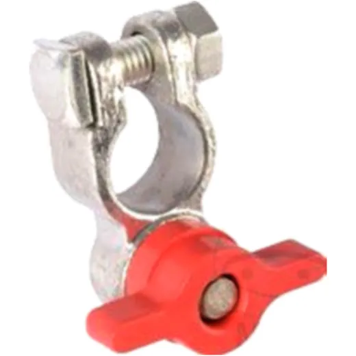 Battery Terminal Clamp Plus with Wing Nut POL-DM 17.5 MAX 95 mm² M8
