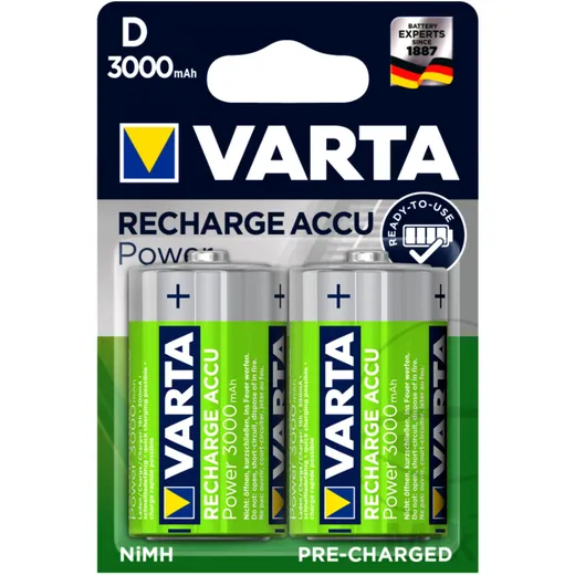 VARTA Rechargeable Battery Pack Mono D 3000mAh