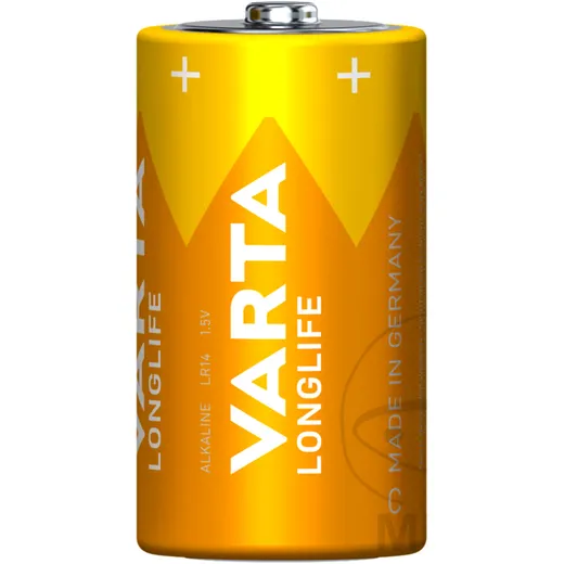 VARTA Longlife C Size Battery Twin Blister Pack for Devices_0