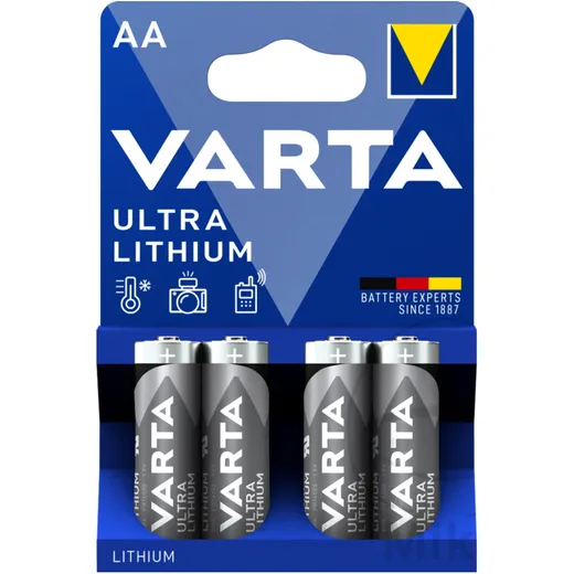 VARTA Ultra Lithium AA Batterien 4er Blister