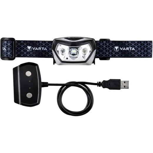 VARTA H30R Battery Head Torch with Wireless Charging 400LM_1