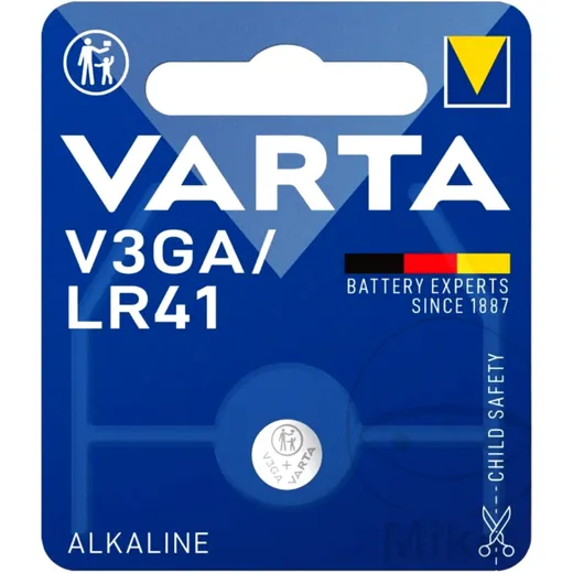 Varta V3GA LR41 Alkaline Batterie - 1er Blister