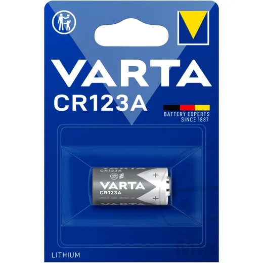 VARTA Photo Lithium CR123A Batterie für elektronische Anwendungen