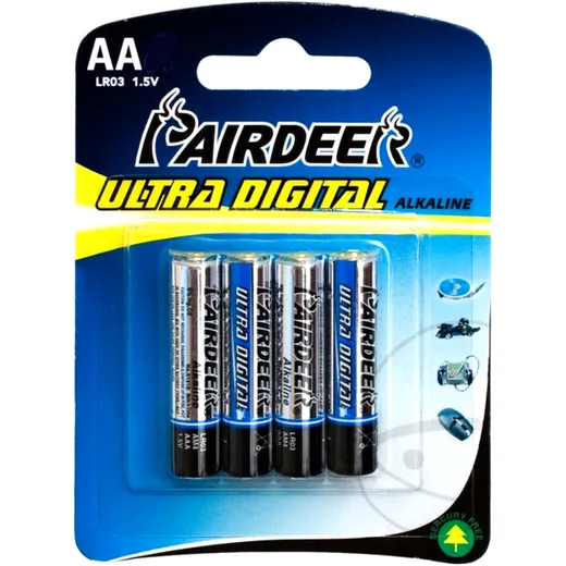Pairdeer Ultra Digital Alkaline AA Batterien 4er Blister