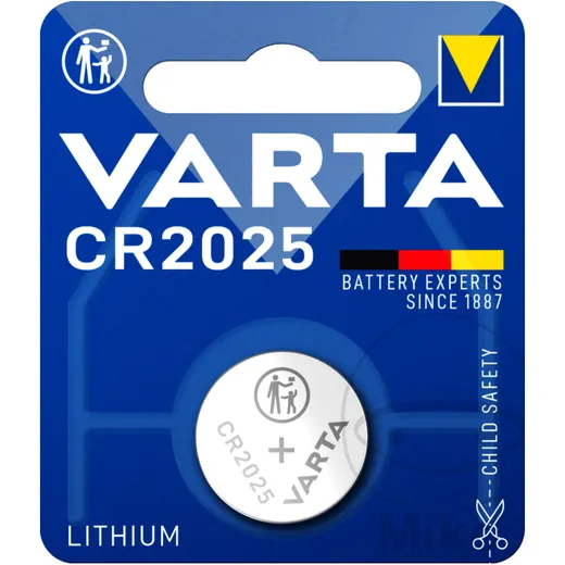 VARTA CR2025 Alkaline Battery for Electronic Devices