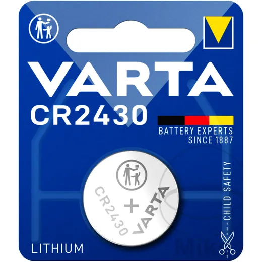 VARTA CR2430 Lithium Coin Battery Single Blister