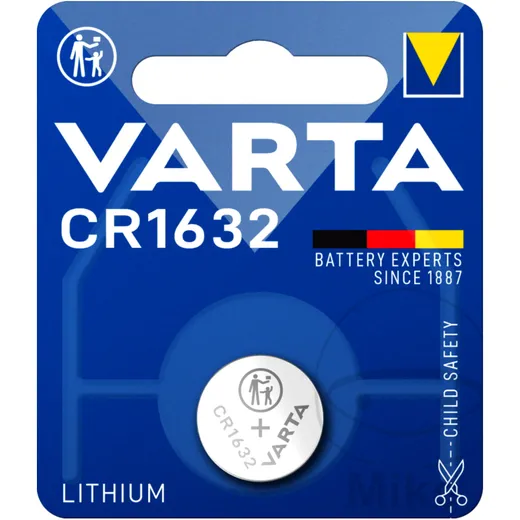 Varta CR1632 Knopfzelle Lithium-Ionen 1er Blister