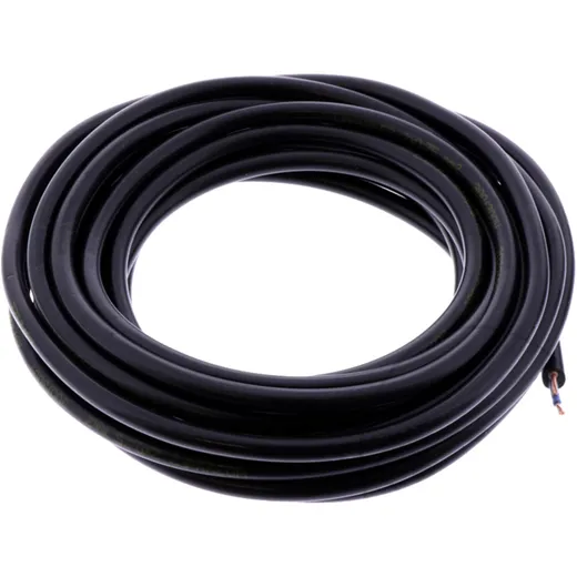 Kabel H03VV für 2x0.75 schwarz JMP 5 Meter