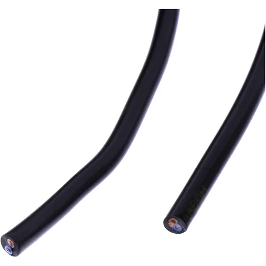 H03VV Cable for 2X0.75 Black JMP 10M_0