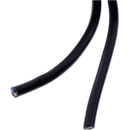 Kabel H03VV-F 3X0.75 schwarz 10 Meter_0