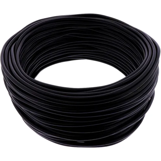 Kabel H03VV-f 2X0.75 schwarz 50 Meter JMP