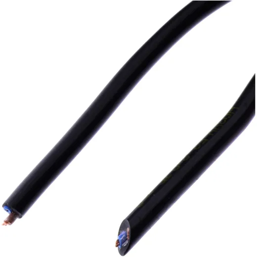 Kabel H03VV-f 2X0.75 schwarz 50 Meter JMP_0