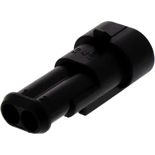 2-Pole Connector Housing JMP Superseal for Flat Contacts