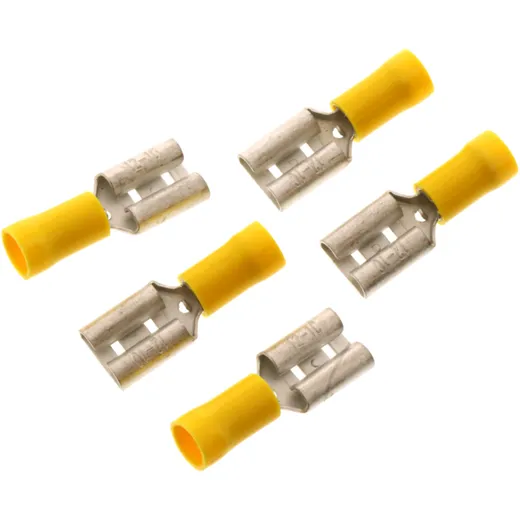 Insulated Spade Connector 4.0-6.0mm for 9.5mm Connection Pack 5 PCS