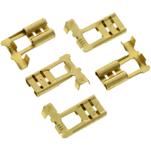 Spade Connector Female Uninsulated 0.5-1.0 6.3mm JMP Pack 5 PCS