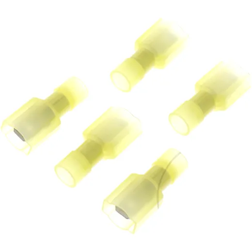 Yellow 6.0 mm Fully Insulated Spade Connector JMP