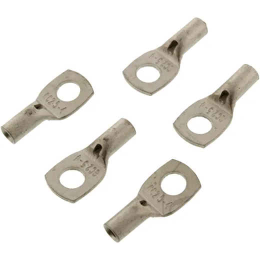 Ring Connector M4 for Cable Cross Sections 1.5-2.5 mm², Non-insulated, JMP, Pack 5 pcs