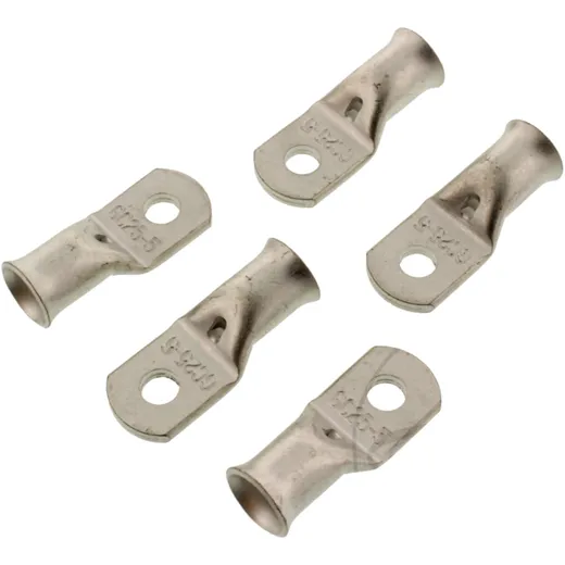 Uninsulated Ring Connector M5 for Wire Sections up to 25 mm²