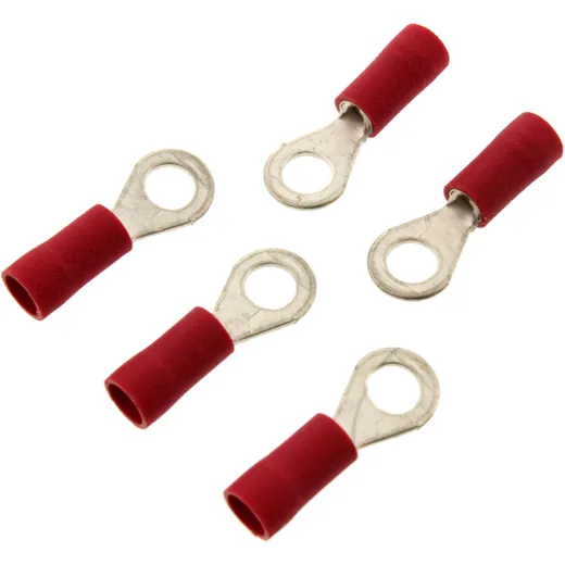 JMP Insulated Ring Connector 0.5-1.5 mm² M4 Pack of 5