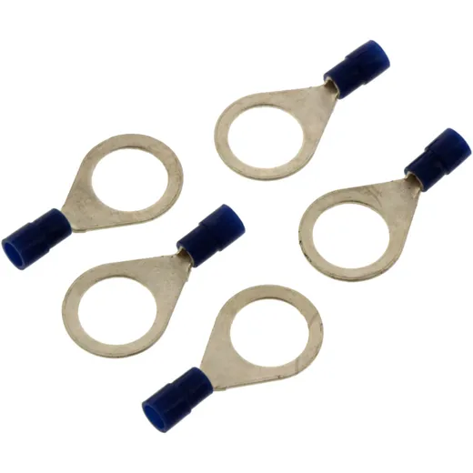 Ring Connector for M12 Connection 1.5-2.5mm² blue, Pack of 5