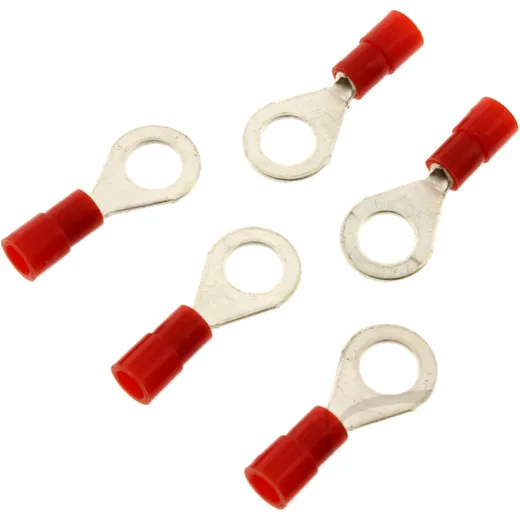 RING CONNECTOR nylon insulated JMP 0.5-1.5 mm² M6 Pack 5 PCS